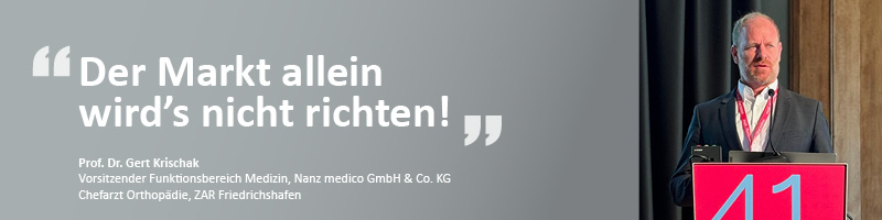 "Ambulante Rehabilitation - Randnotiz oder Zukunftsmodell?" - Vortrag von Prof. Dr. Gert Krischak auf AGA Kongress 2024 in Zürich 